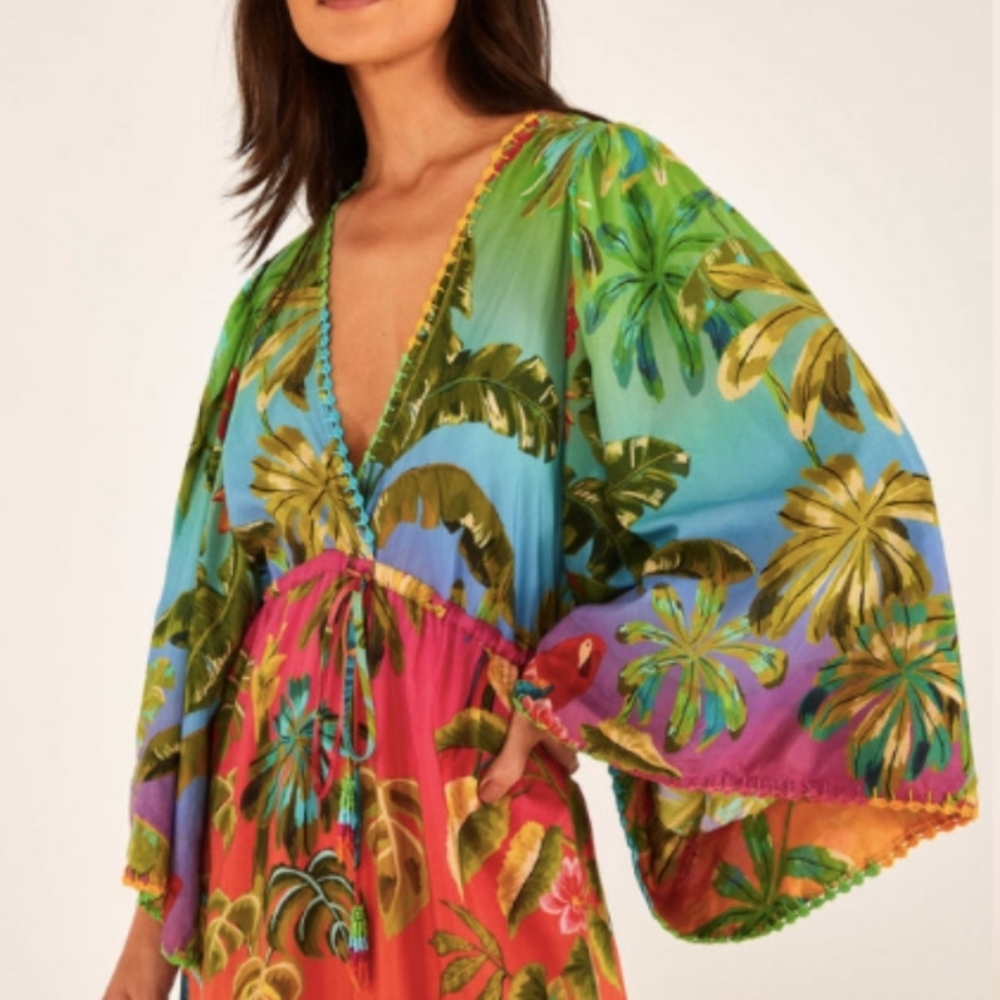 Farm Rio Ombre Ruffle Tunic dress - Picture 16 of 16